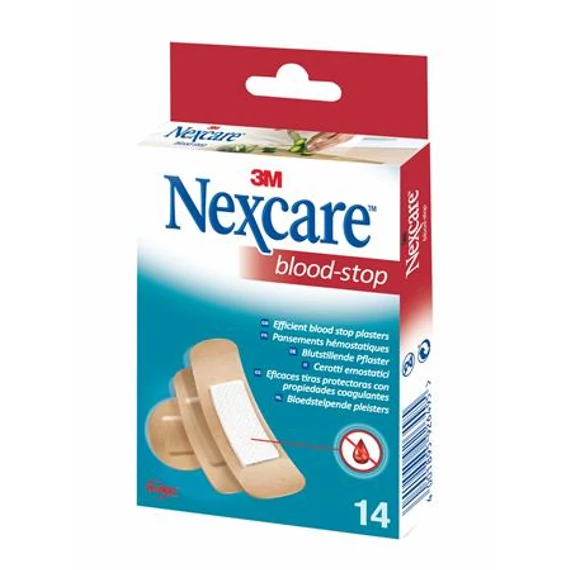 Sebtapasz, vérzéscsillapító, 14 db, 3M "Nexcare Blood Stop"