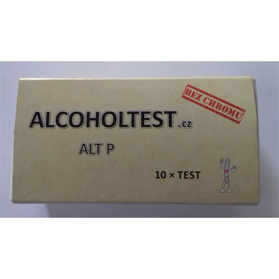 Kémiai alkohol-teszter, befújós, egyszer használható, 10db/cs