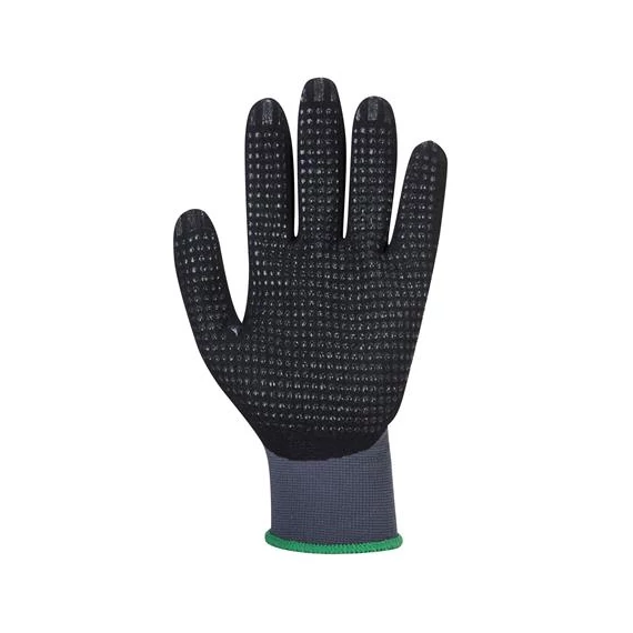 Védőkesztyű, nylon, nitrilhab, XL méret 