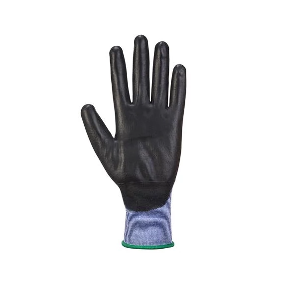 Védőkesztyű, nylon, PU tenyéren mártott, XXL méret 