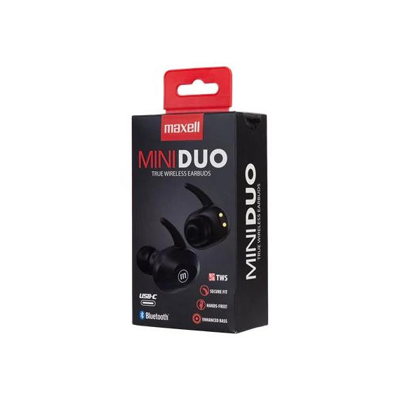 Fülhallgató, vezeték nélküli, Bluetooth 5.0, mikrofonnal, MAXELL 