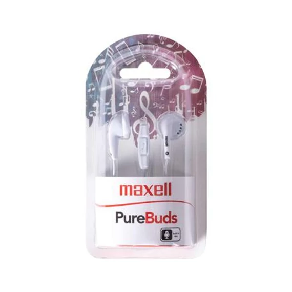 Fülhallgató, mikrofonnal, MAXELL 