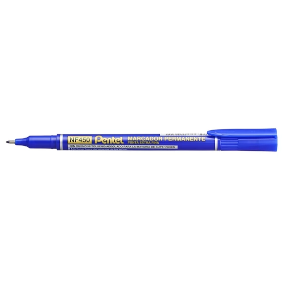 Marker alkoholos NF450-C Pentel vékony hegyű OHP S kék