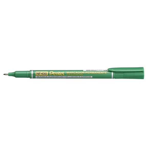 Marker alkoholos NF450-D Pentel vékony hegyű OHP S zöld