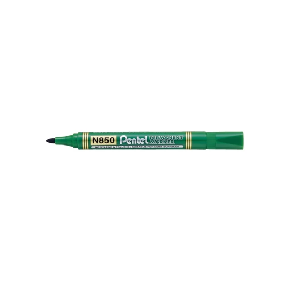 Alkoholos marker, 1,5 mm, kúpos, PENTEL "N850", zöld