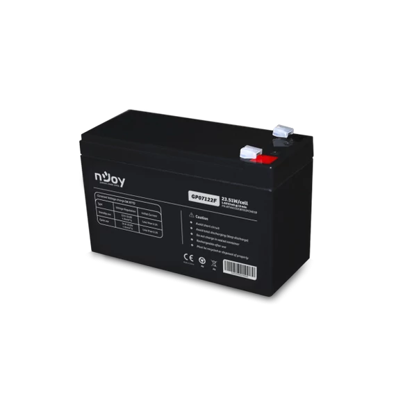 Njoy 12V/7Ah szünetmentes akkumulátor 1db/csomag