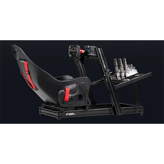 Next Level Racing Szimulátor cockpit - F-GT Elite Lite Alumínium Side & Front Mount Edition (ülést nem tartalmazza!)