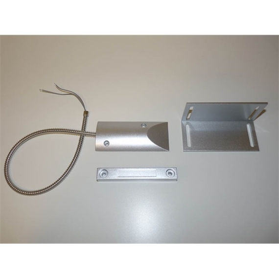 Nyitásérzékelő (FM03), aluminium, felületreszerelt, réstávolság: 50-60mm