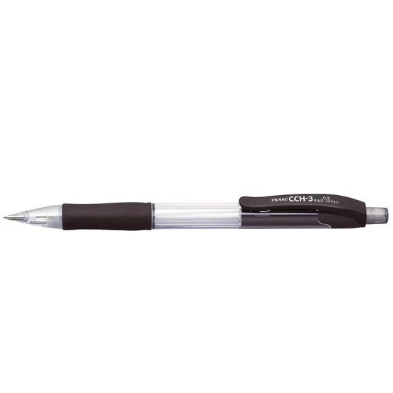 Nyomósirón, 0,5 mm, fekete tolltest, PENAC "CCH-3"
