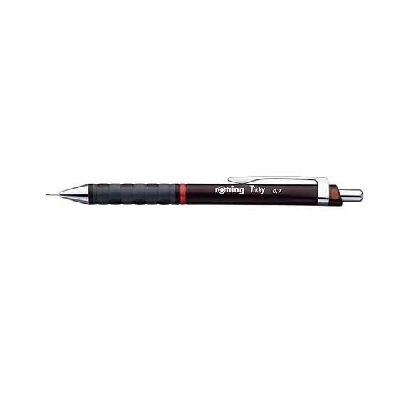 Nyomósiron 0,7mm, new bordó test, Rotring Tikky -III