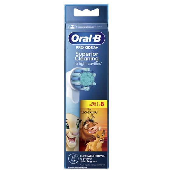 Oral-B EB10-8 Lion King 8 db-os gyerek elektromos fogkefe pótfej szett