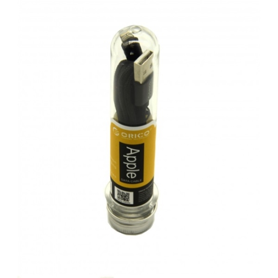 Orico Kábel - N201-10-BK (Apple adatkábel, USB2.0 to Lightningkábel, apa/apa, 1m, fekete)