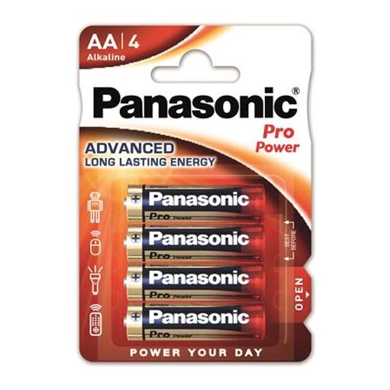 Elem, AA ceruza, 4 db, PANASONIC 
