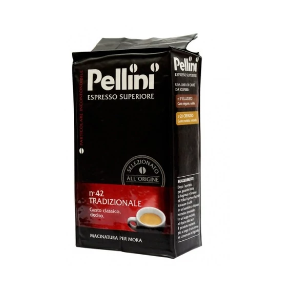 Kávé, pörkölt, őrölt, 2x250 g, PELLINI, "Tradizionale"