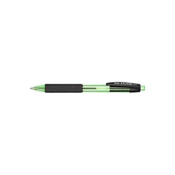 Golyóstoll 0,35mm, háromszög fogózóna Pentel Kachiri BK457D-D, írásszín zöld