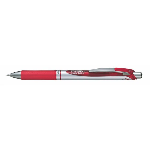 Rollertoll zselés 0.7mm, Pentel EnerGel BL77-BO, írásszín piros