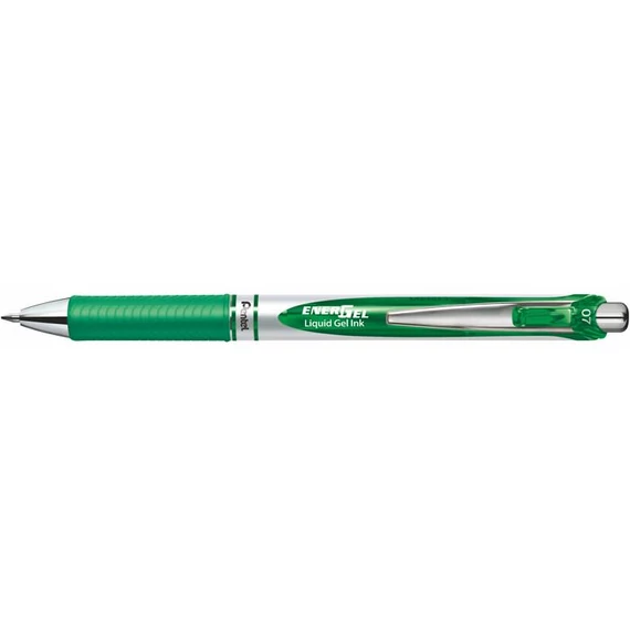 Rollertoll zselés 0.7mm, Pentel EnerGel BL77-DO, írásszín zöld