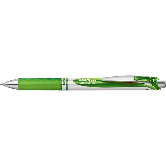 Rollertoll zselés 0.7mm, Pentel EnerGel BL77-KX, írásszín világoszöld