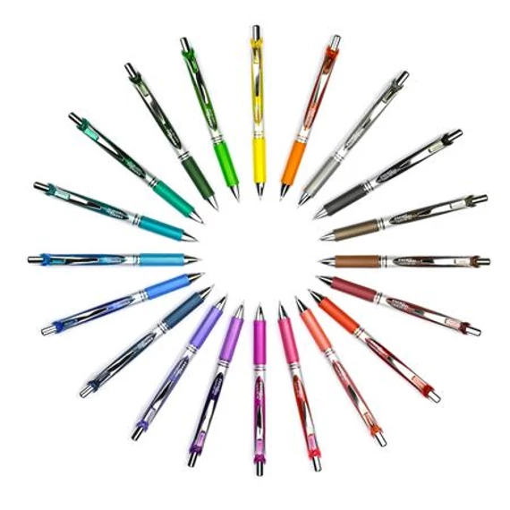 Rollertoll zselés 0.7mm, Pentel EnerGel BL77-KX, írásszín világoszöld