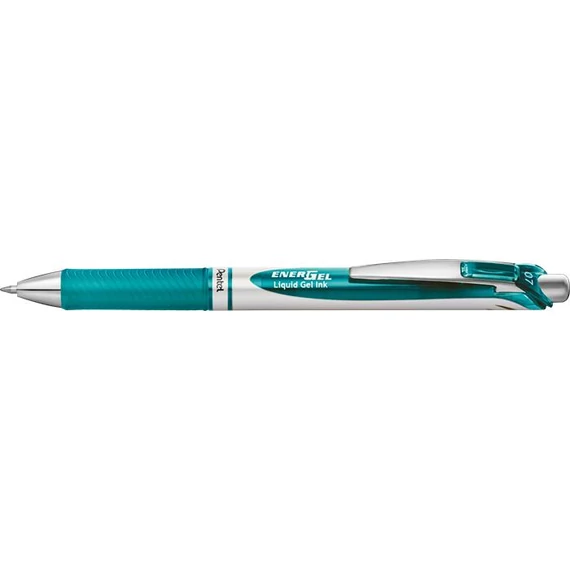 Rollertoll zselés 0.7mm, Pentel EnerGel BL77-S3X, írásszín türkiz
