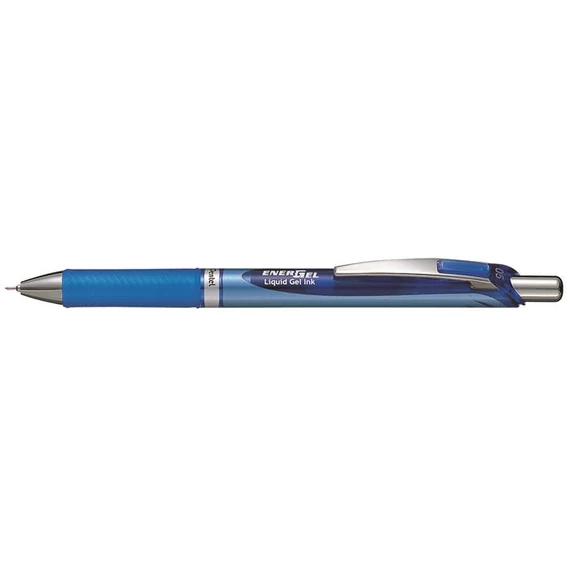 Rollertoll zselés 0,25mm, tűhegyű Pentel EnerGelX BLN75-CO, írásszín kék