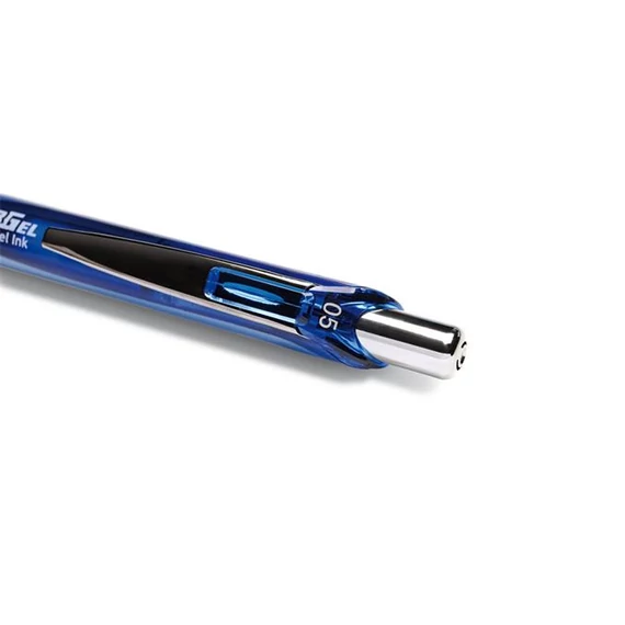 Rollertoll zselés 0,25mm, tűhegyű Pentel EnerGelX BLN75-CO, írásszín kék
