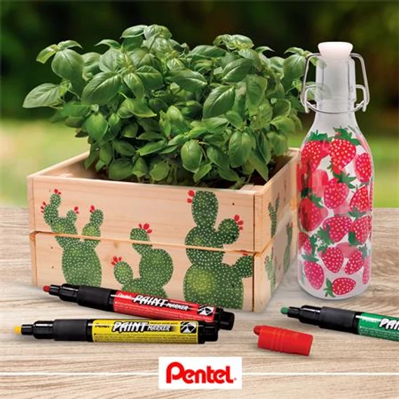 Lakkmarker, 2 mm, kúpos, PENTEL 