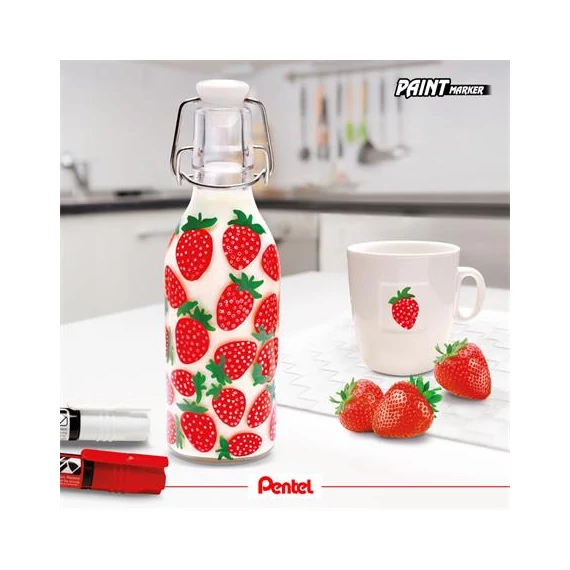 Lakkmarker, 2 mm, kúpos, PENTEL 