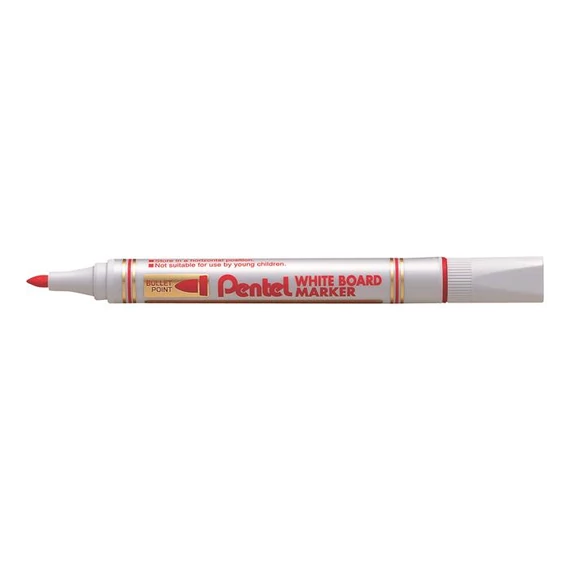 Táblamarker 2mm, kerek, Pentel piros