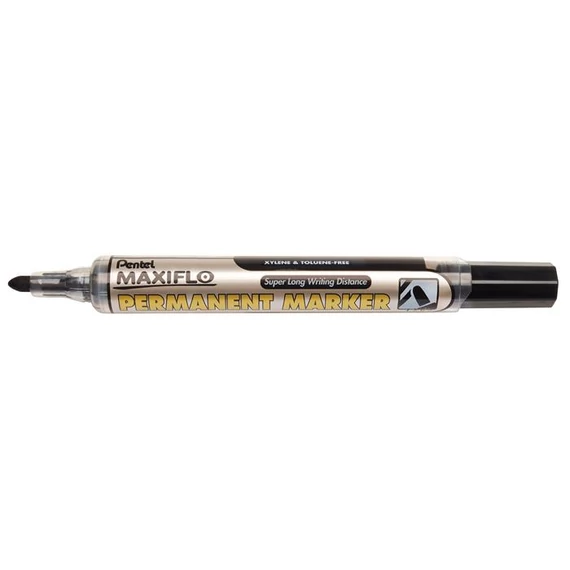 Marker alkoholos kerek pumpás NLF50-A Pentel Maxiflo fekete