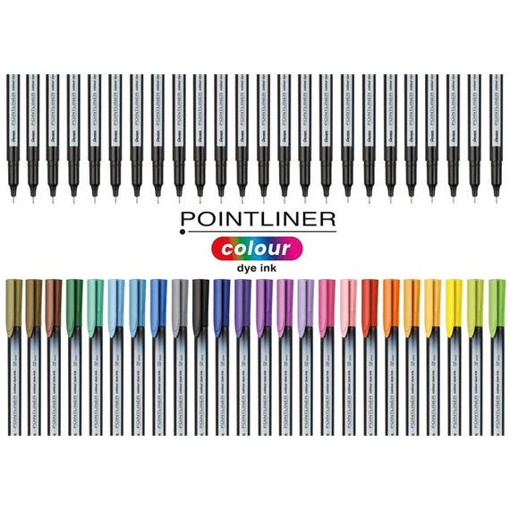 Tűfilc készlet, 0,4 mm, PENTEL 