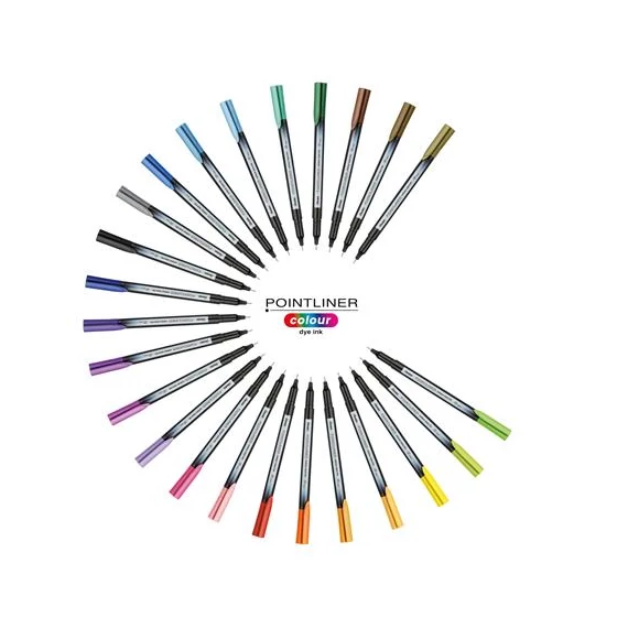 Tűfilc készlet, 0,4 mm, PENTEL 
