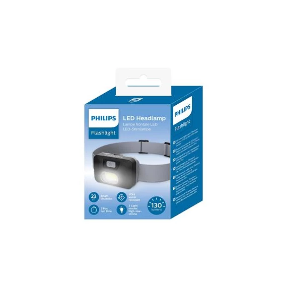 Fejlámpa, LED, 3xAAA, PHILIPS