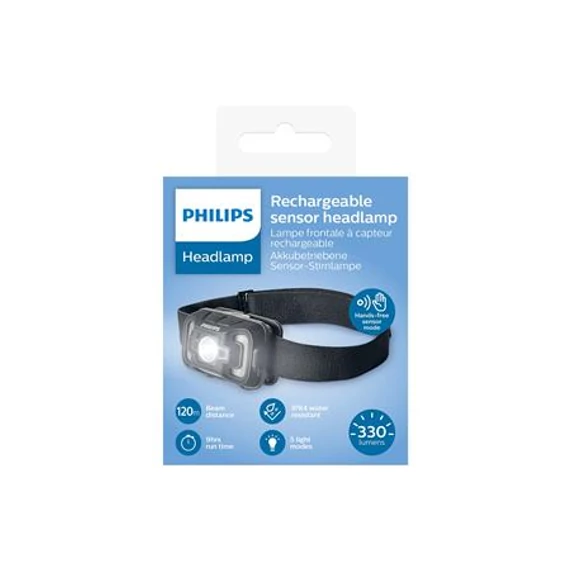 Fejlámpa, LED, újratölthető, PHILIPS