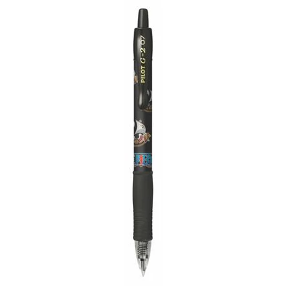 Zseléstoll 0,7mm, nyomógombos Pilot G-2 One Piece, írásszín fekete
