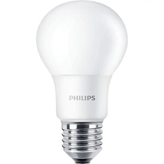 LED izzó, E27, gömb, A60, 5.5W, 470lm, 2700K, PHILIPS 
