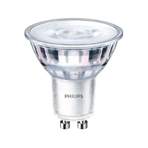 LED, izzó, GU10, spot, 4,6W, 390lm, 230V, 4000K, 36D, PHILIPS "CorePro"