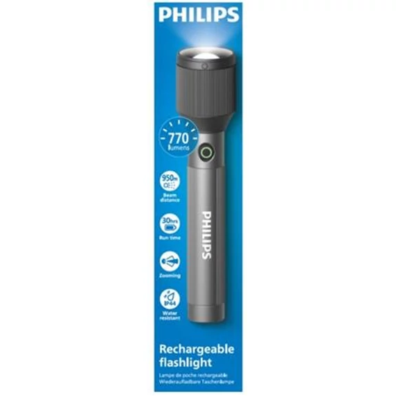 Elemlámpa, LED, újratölthető, PHILIPS