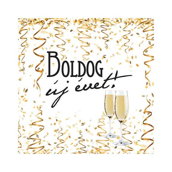 Szalvéta, 3 rétegű, 33 x 33 cm, 