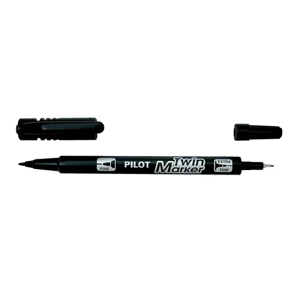 Alkoholos marker, 0,8/2 mm, kétvégű, PILOT 