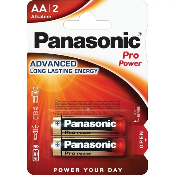 Elem, AA ceruza, 2 db, PANASONIC 