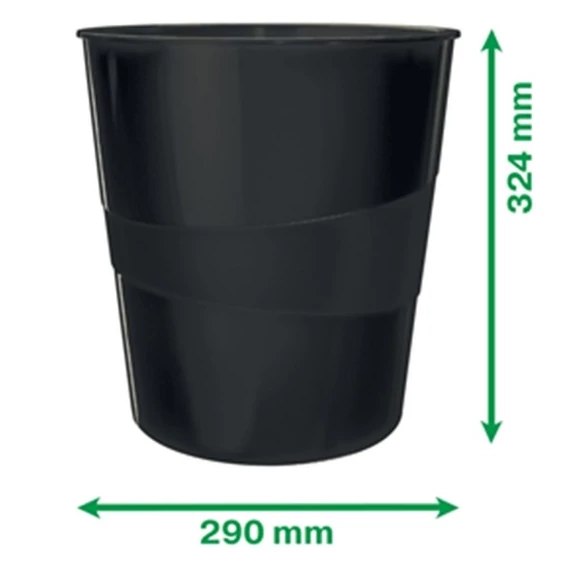 Papírkosár, 15 liter, LEITZ 