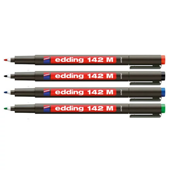 Alkoholos marker, OHP, 0,6 mm, EDDING "141 F", piros