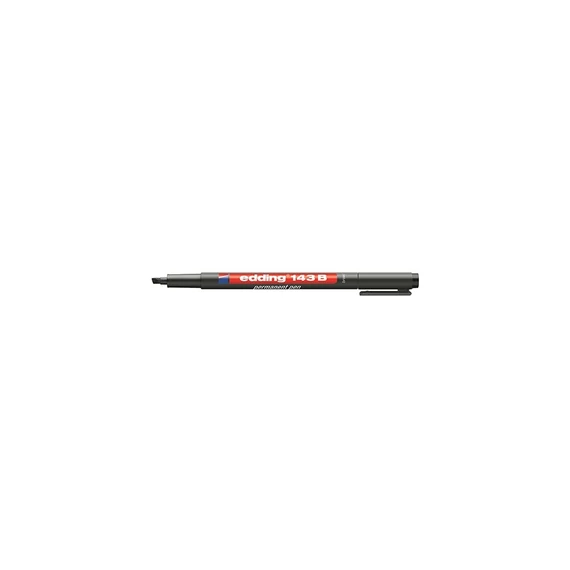 Alkoholos marker, OHP, 1 mm, EDDING "143 B", fekete