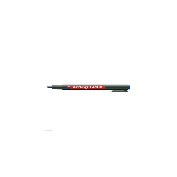 Alkoholos marker, OHP, 1 mm, EDDING "143 B", kék
