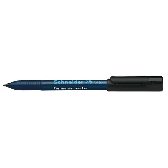 Alkoholos marker, 1-2 mm, kúpos, SCHNEIDER "Maxx 240", fekete