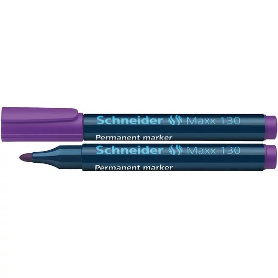 Alkoholos marker, 1-3 mm, kúpos, SCHNEIDER "Maxx 130", lila