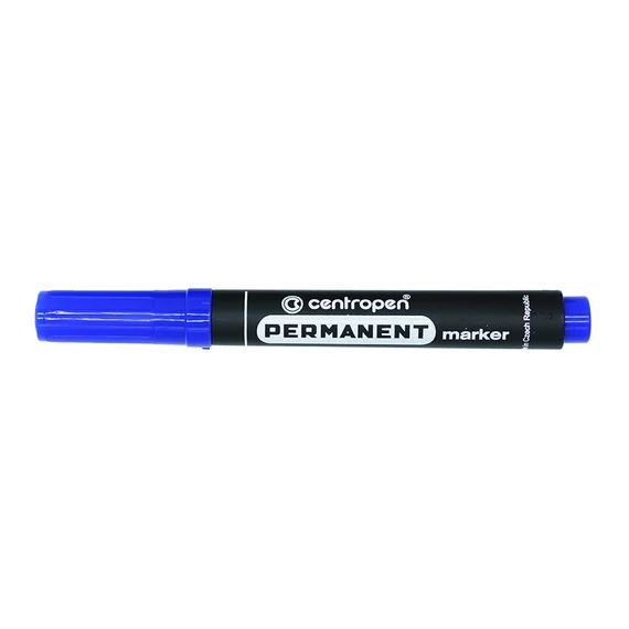 Permanent marker 2,5mm, kerek hegyű, Centropen 8566, kék