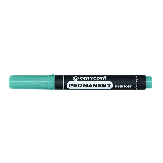 Permanent marker 2,5mm, kerek hegyű, Centropen 8566, zöld