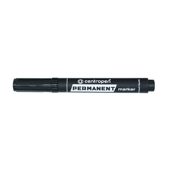 Permanent marker 1-4,6mm, vágott hegyű, Centropen 8576 fekete